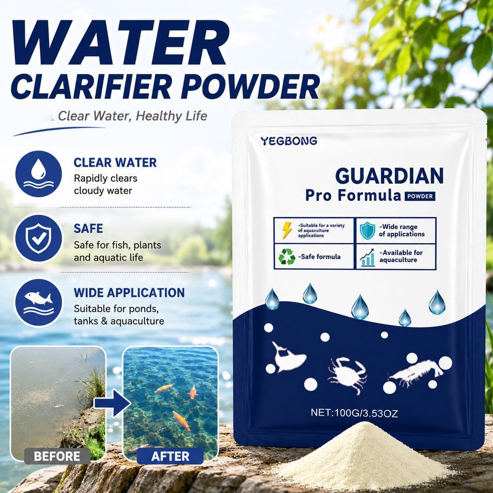 Planted Aquarium Care - 水槽浄水粉末 池水透明度改善剤 魚エビ水槽 水生植物用 急速洗浄ケア剤