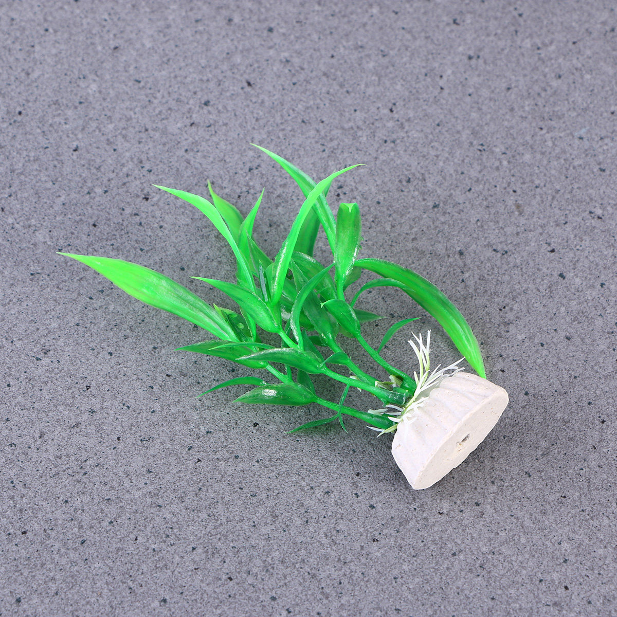 Non Planted Aquarium Fish - 10個入りリアルな水槽用植物人工ドラセナサンドリアナ装飾品、魚タンク用無毒プラスチック製水中オーナメント