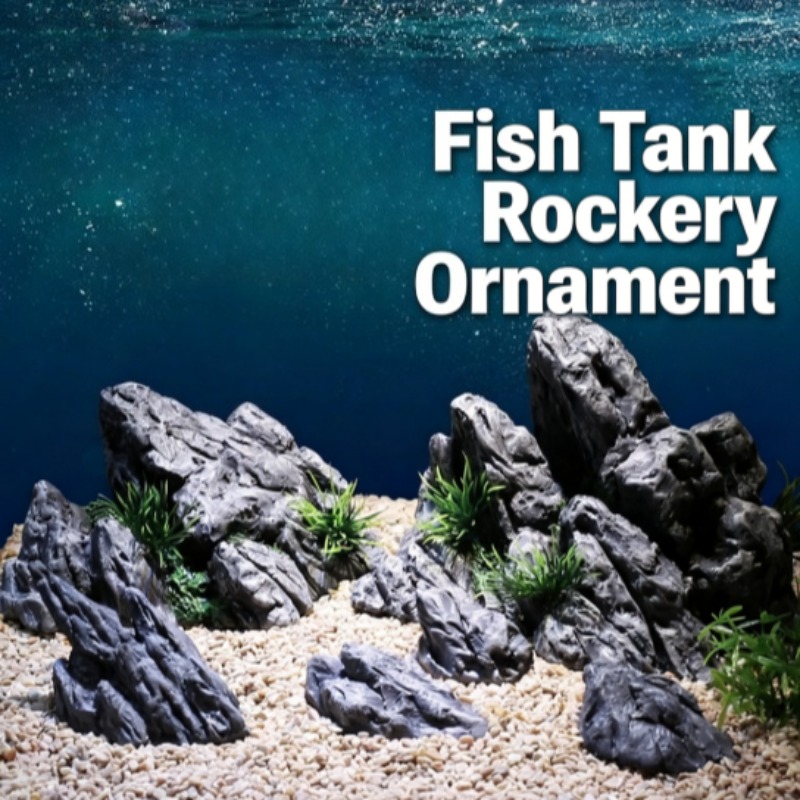 Aquarium Planted Tank Setup - 水槽装飾シミュレーション石造りの景石風景水生植物飾り小型水槽装飾アクセサリーアクアスケーピングセットアップ
