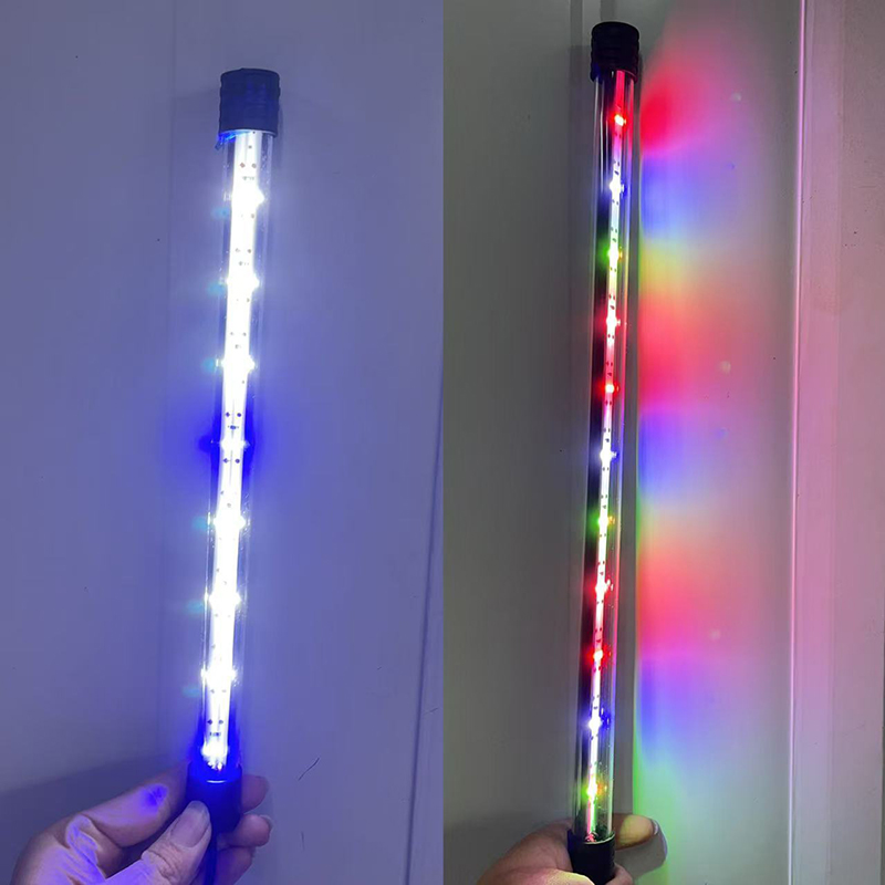 Aquarium Plant Grow Light - 水槽ライト水中照明水中ランプ植物成長ランプ 110V 17-47 センチメートル USB プラグ水族館ライト