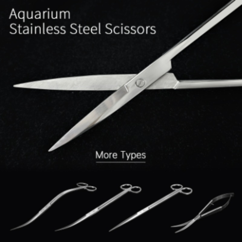 Aquarium Plant Iron - ウィークアクア ステンレス製 水草用ハサミシリーズ シャープな剪定ツール 水槽用