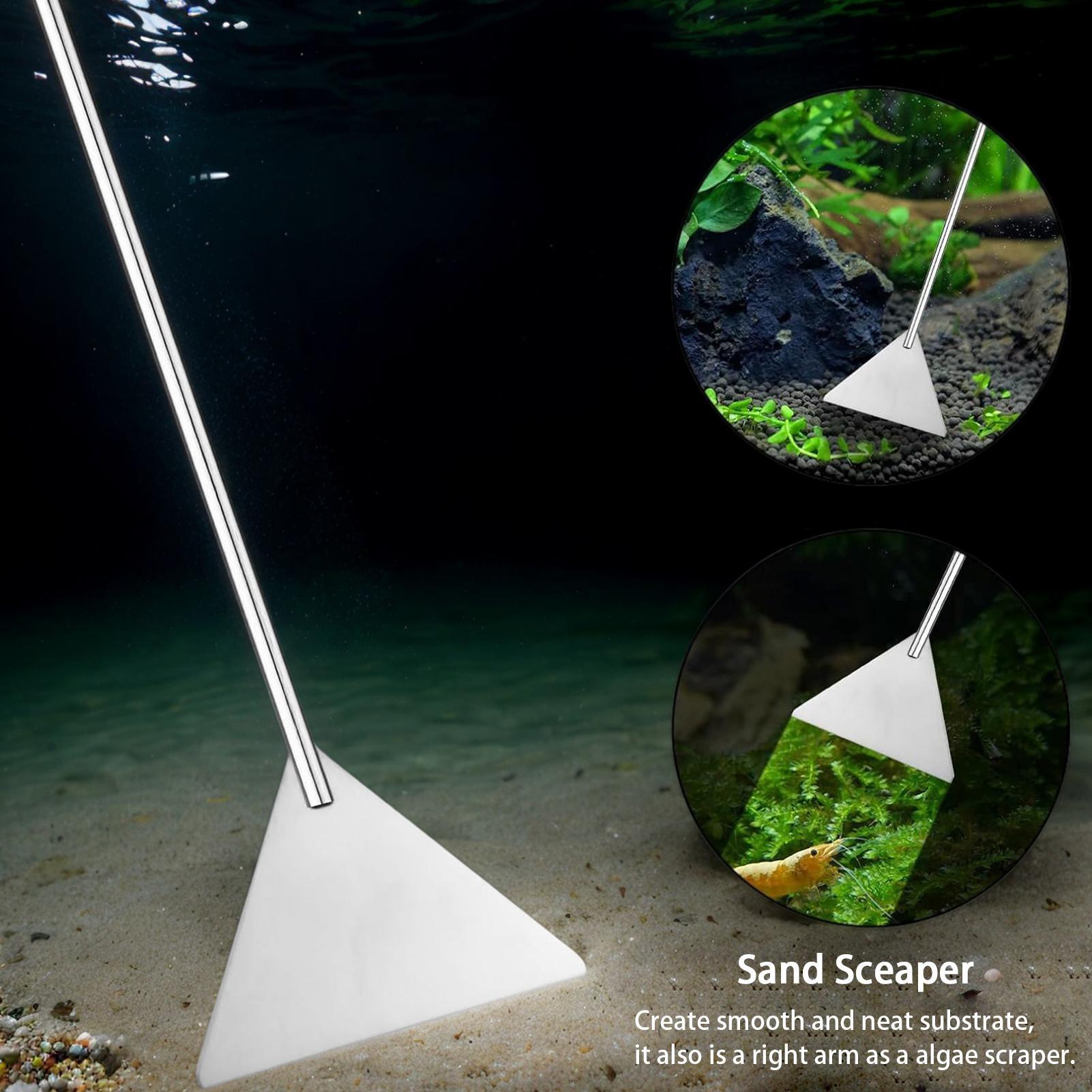 Planted Aquarium Care - 水族館クリーニングツールテラリウム植物ツールはさみキットステンレス鋼ロングピンセットはさみスパチュラ毎日のケア