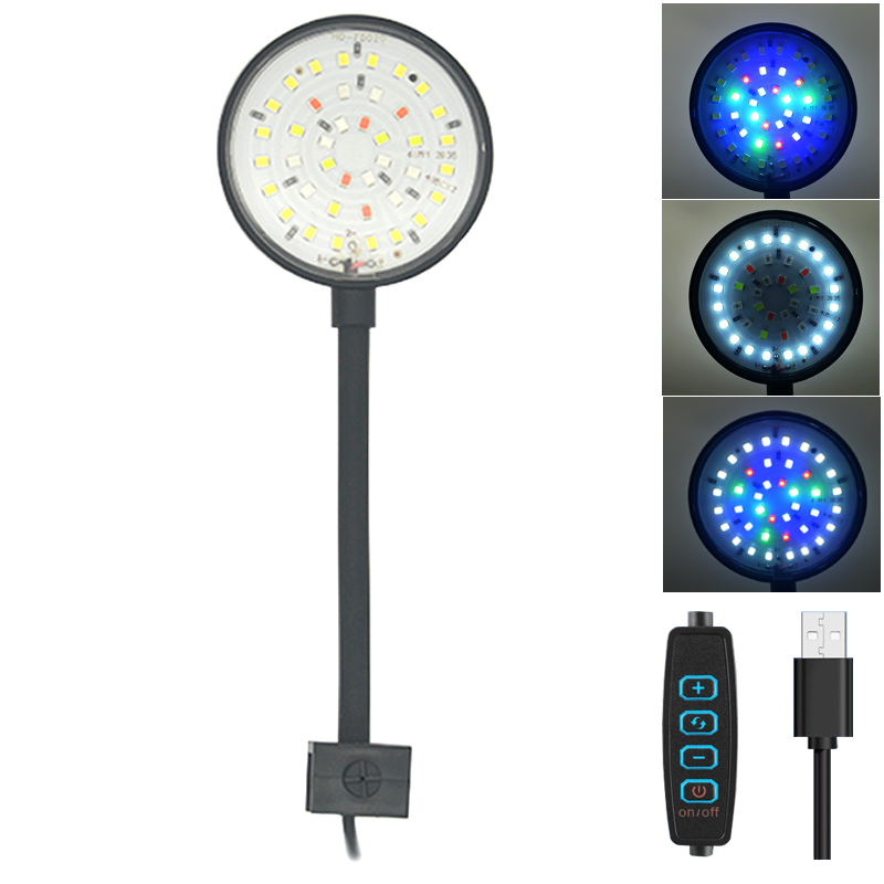 USB 水族館 LED ランプ水槽ライト装飾水生植物複数のモ - Aquarium Plant Grow Light のレビューと価格