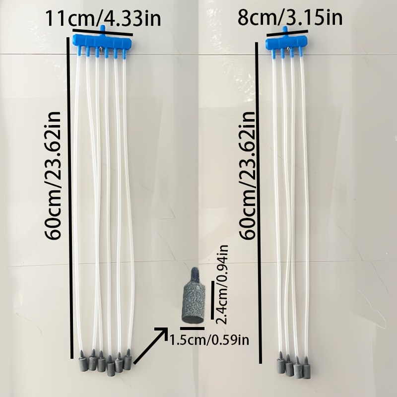 水槽用酸素ポンプスプリッターセット、調整可能な青色マルチウェ - Aquarium Sand White のレビューと価格