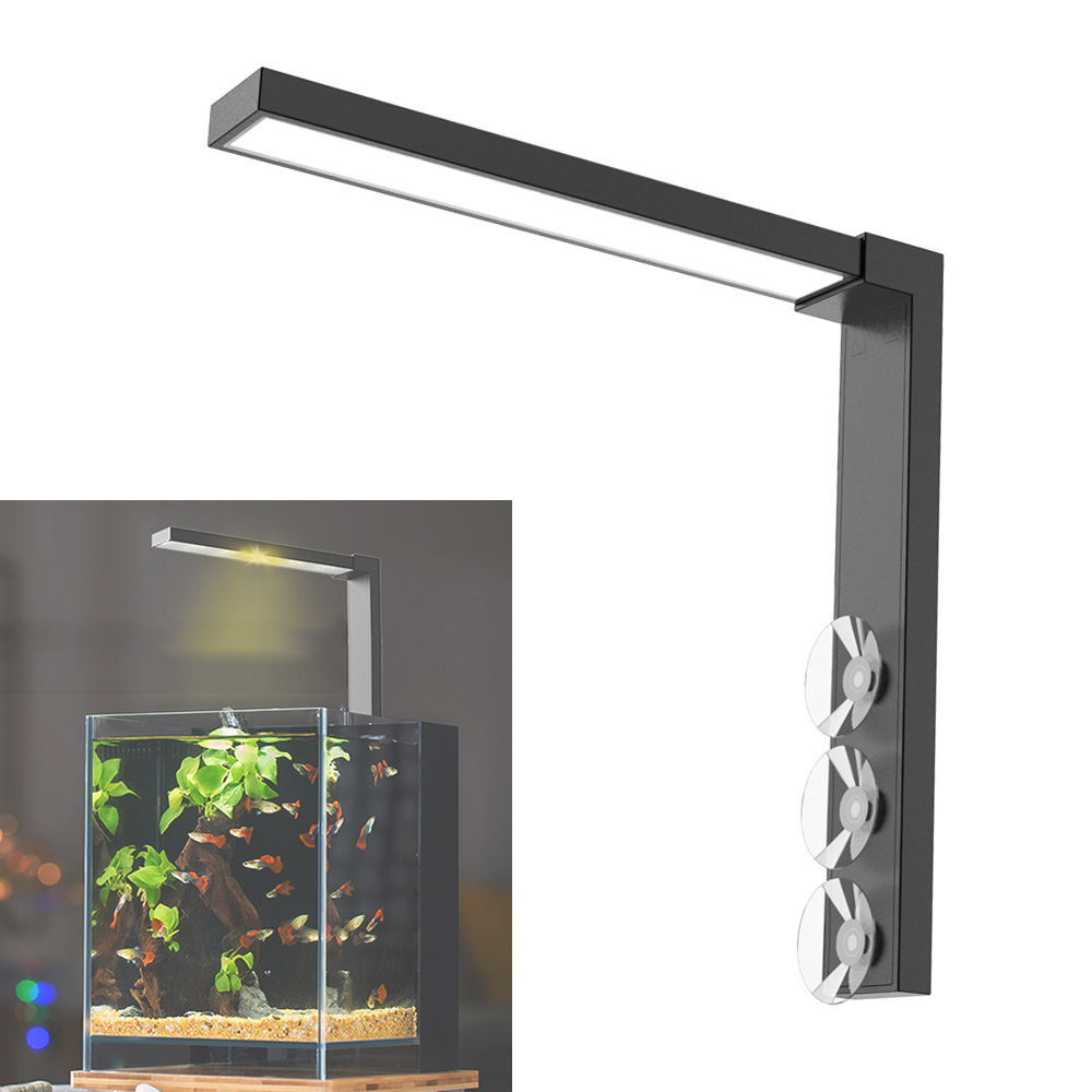 小さな魚のボウル、デスクトップ水族館、軽くたたく、堆肥化植物 - Aquarium Plant Grow Light のレビューと価格
