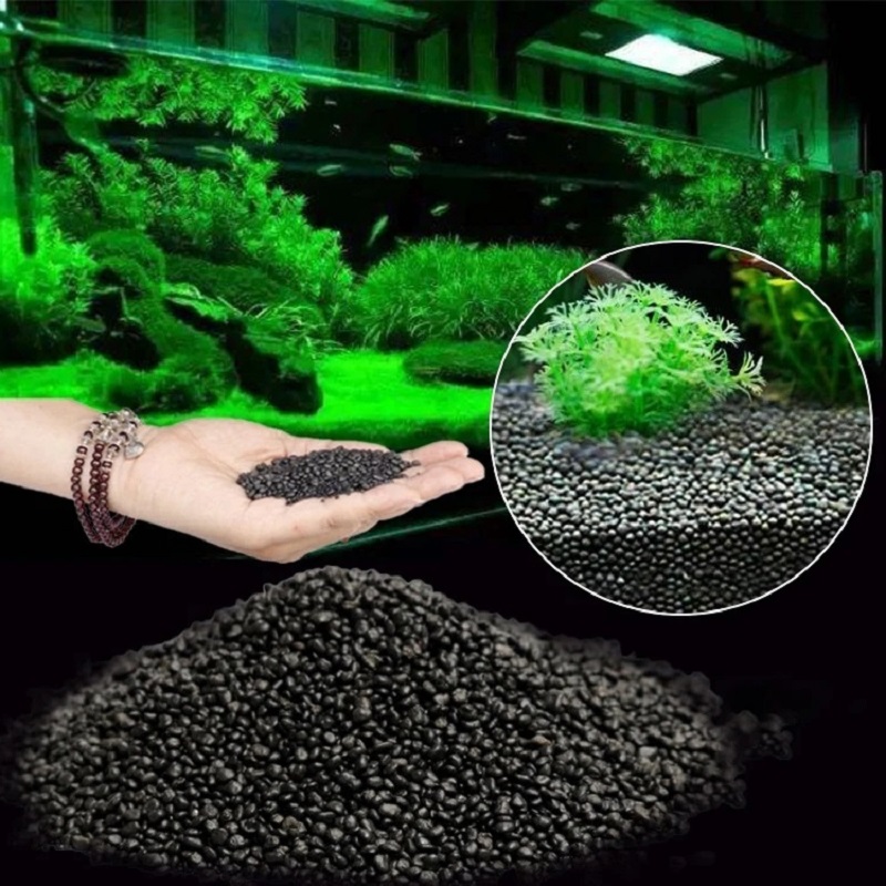 水槽水草泥植物種子土壌水槽底砂栄養土壌黒泥水草水槽底土壌肥料 - Aquarium Plant Fertilizer のレビューと価格