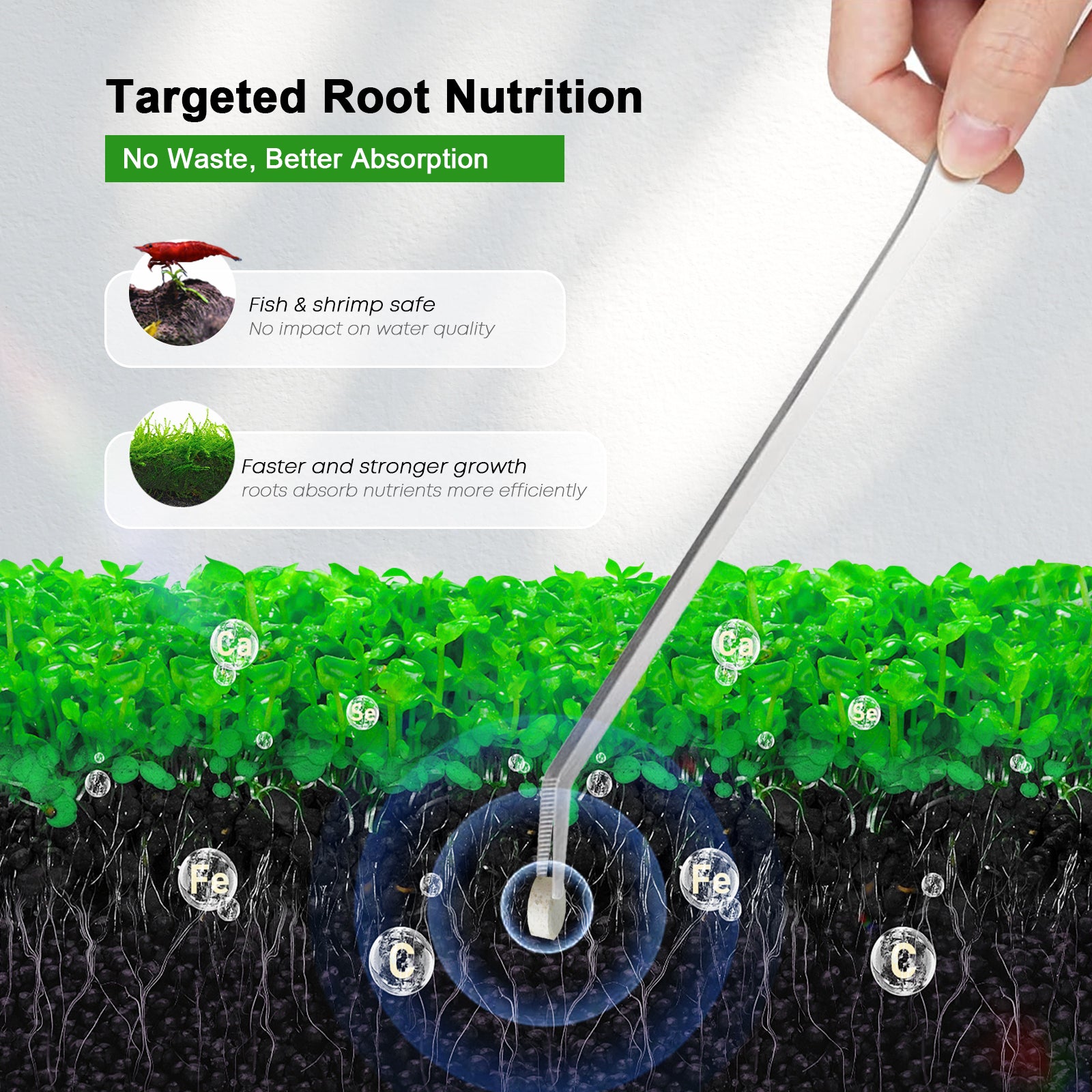 FZONE水槽用根肥料タブレット 水中分解式 超量銅フリー  - Aquarium Plant Root Fertilizer のレビューと価格