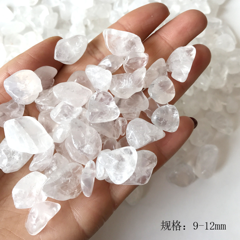 100 グラム/パックナチュラルホワイトクォーツ砂利ロックク - Aquarium Sand White のレビューと価格