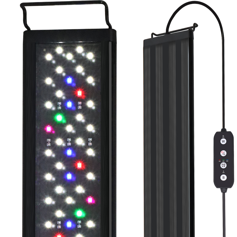 12-30インチ水槽用フルスペクトルLEDライト、タイマーと - Aquarium Plant Grow Light のレビューと価格
