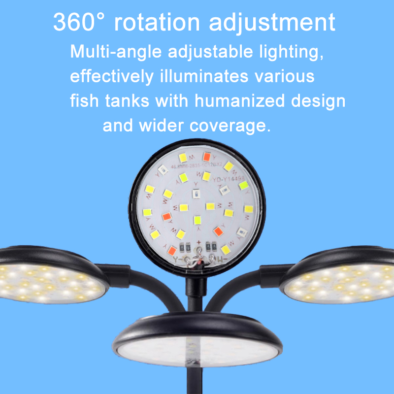 USB水槽LEDランプ水槽ライト装飾水生植物複数モード調光可 - Aquarium Plant Grow Light のレビューと価格