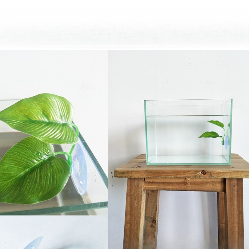 1/3/5/10 ベタ水槽用人工葉ハンモック 魚の休憩・産卵 - Aquarium Planted Tank Setup のレビューと価格