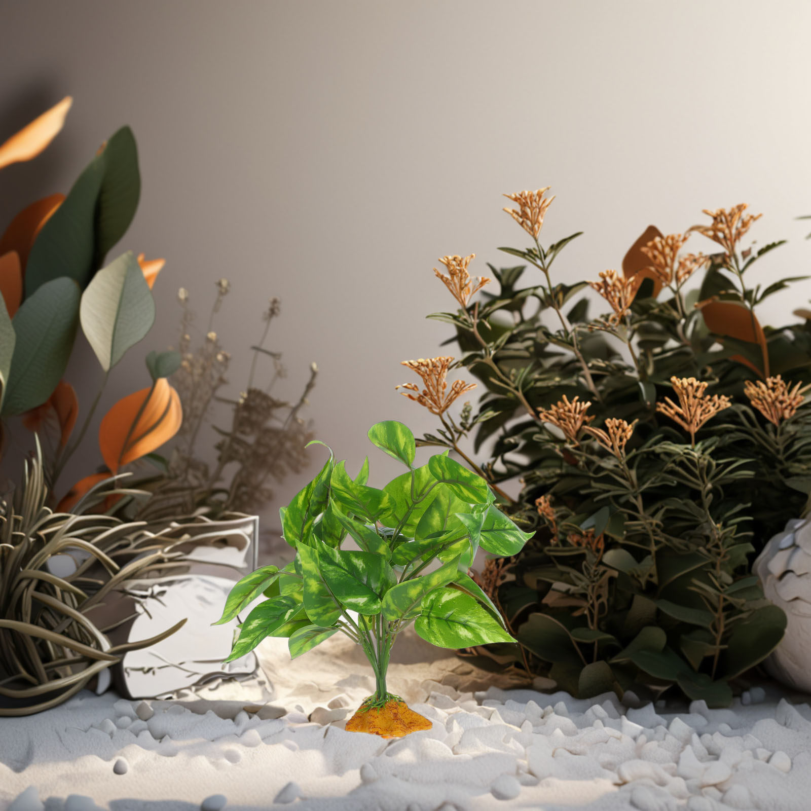 安全で無毒でリアルな人工植物、テラリウム、水槽、爬虫類タンク - Non Planted Aquarium Fish のレビューと価格