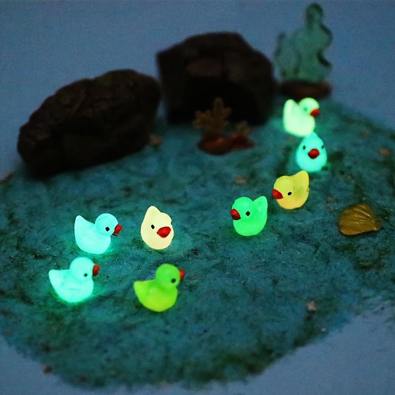 黄色いアヒルの子、暗闇で光るアヒルの子の飾り、かわいい小さな - Aquarium Plant Yellowing のレビューと価格