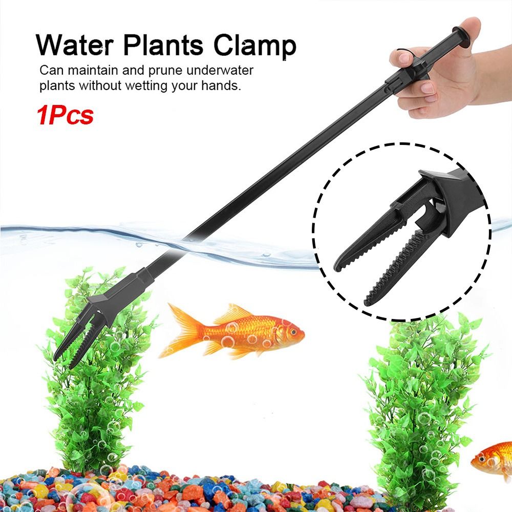 1 個 50 センチメートル水族館プラスチックピンセット黒プ - Non Planted Aquarium Fish のレビューと価格