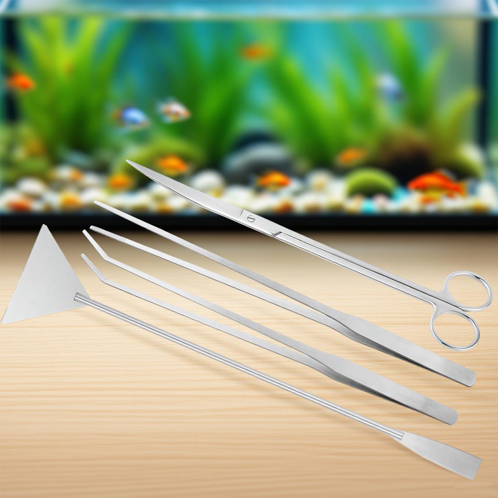水族館ツールテラリウム植物ツールはさみキットステンレス鋼ロン - Planted Aquarium Care のレビューと価格
