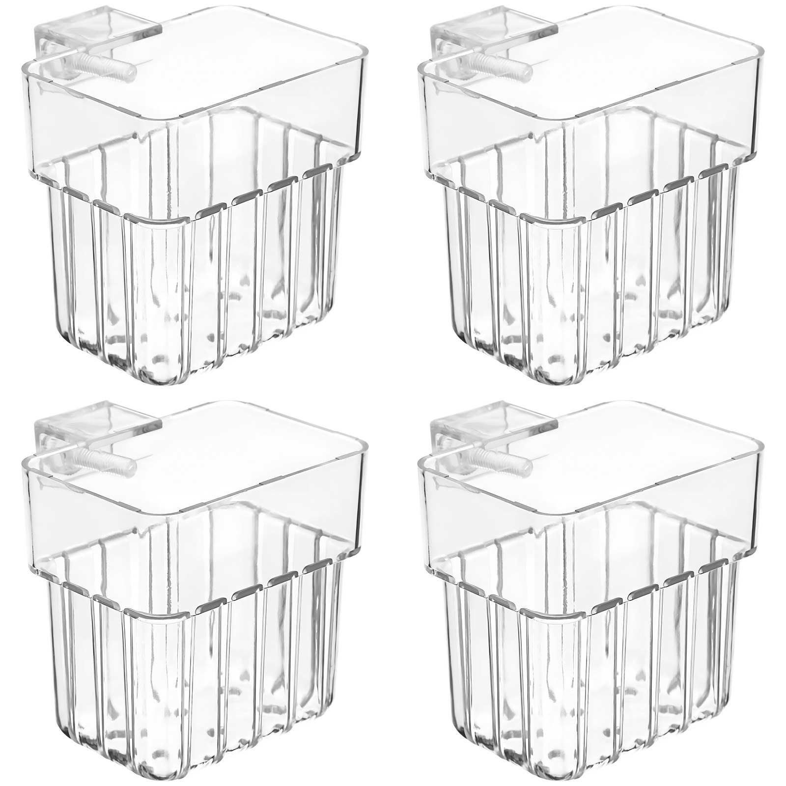 4個入り水槽用植物ホルダー 透明アクリル製 魚タンク用植物カ - Aquarium Planted Tank Setup のレビューと価格