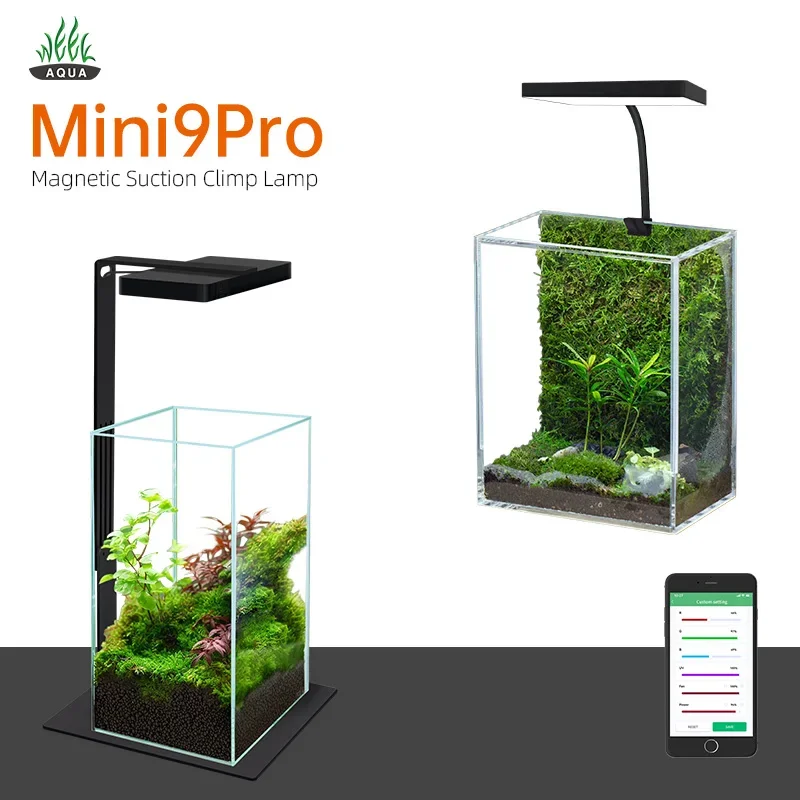 WEEK AQUA Mag Pro USBナノ水槽ライト 水 - Aquarium Plant Grow Light のレビューと価格