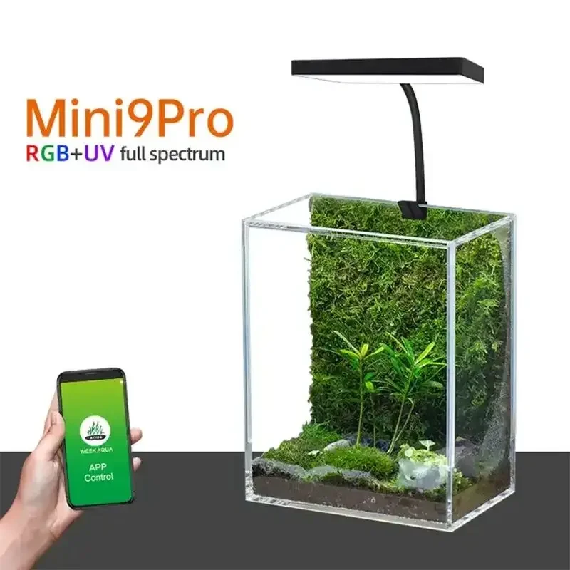 WEEK AQUA Mag Pro USBナノ水槽ライト 水 - Aquarium Plant Grow Light のレビューと価格