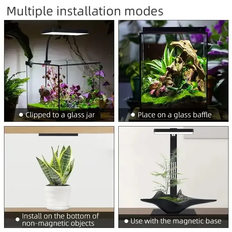 WEEK AQUA Mag Pro USBナノ水槽ライト 水 - Aquarium Plant Grow Light のレビューと価格