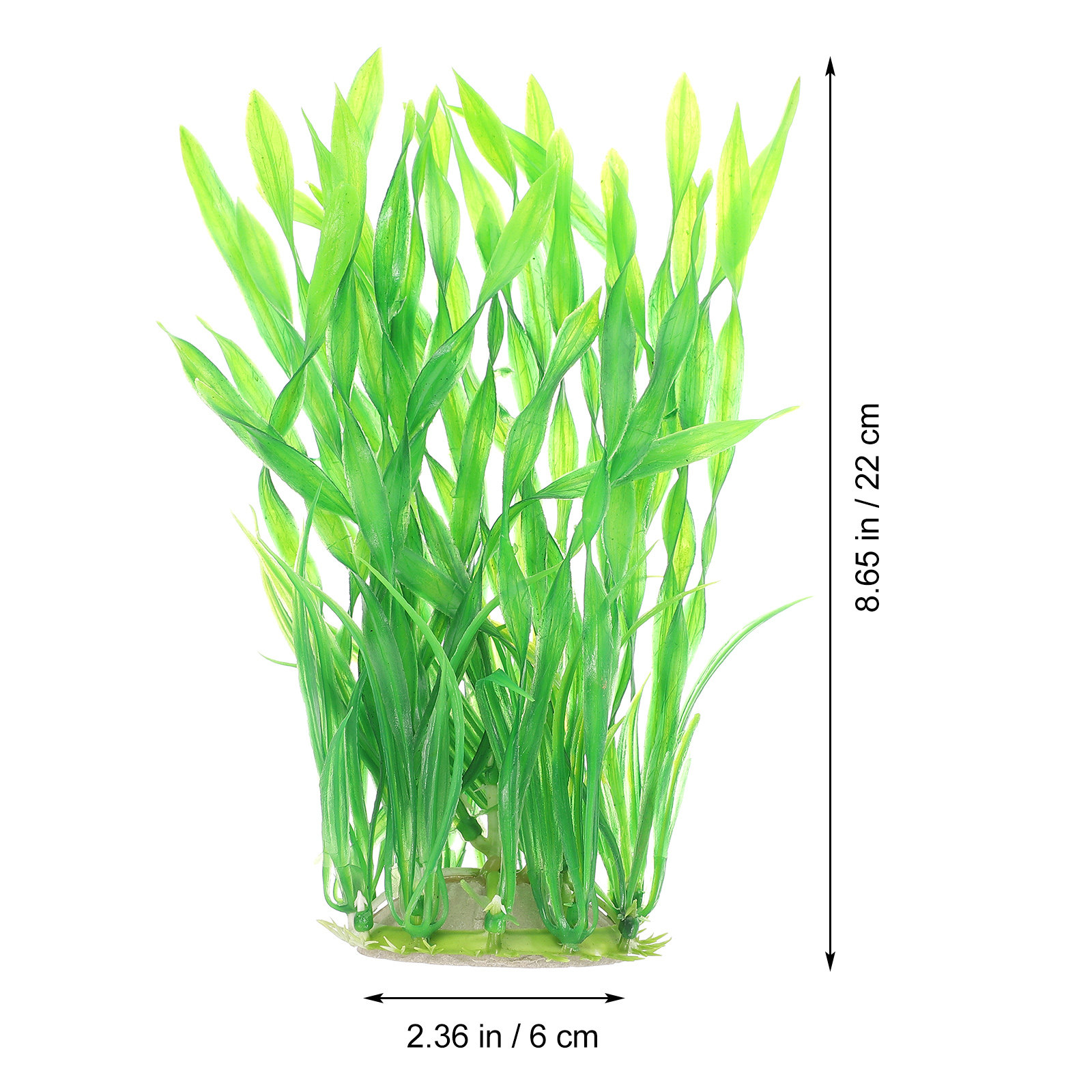 2個入りプレミアムフェイク水生植物、水槽装飾用、安全で無毒な - Non Planted Aquarium Fish のレビューと価格