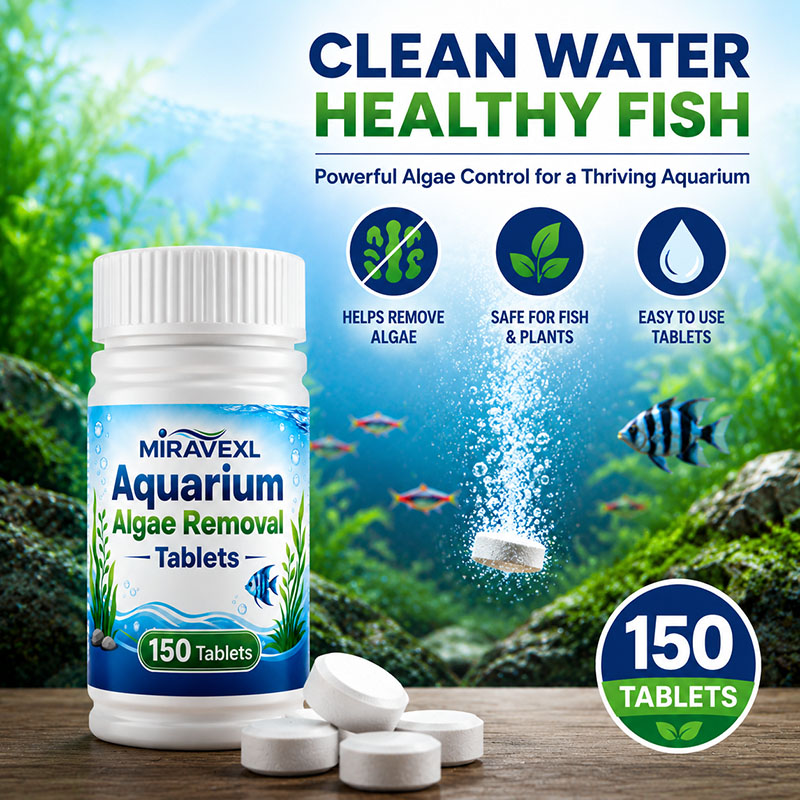 ミラベックスL 150 水槽藻類除去タブレット、安全な藻類抑 - Aquarium Plant Nursery のレビューと価格
