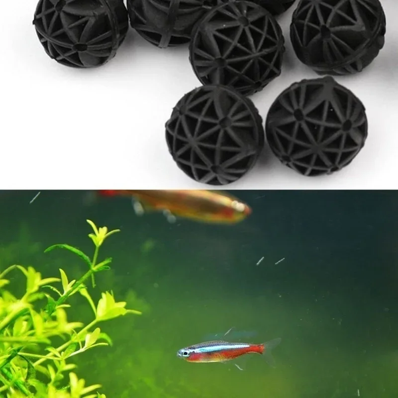20 個 16 ミリメートル水族館フィルターバイオボールポー - Aquarium Plant Fertilizer のレビューと価格